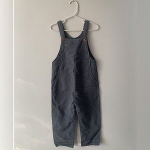 Zara toddler grey linen jumpsuit